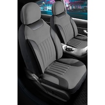 Alfa Romeo 164 Tay Tüyü Oto Koltuk Kılıfı Fermuarlı Ön Arka Set Füme Edition