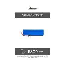 Grundig Vcr7330 Robot Süpürge Uyumlu Batarya 5800 Mah - Muadil Ürün