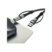 Ferro Re-10 Reshurk 4in1 Usb-c & Type-c - Type-c & Lightıng Hızlı Şarj - Hasır Kablo 65w