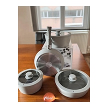 Falez Aurıs 8 Parça Akıllı Set Gri