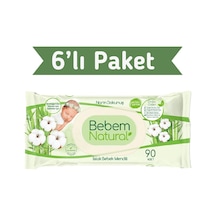 Bebem Natural Islak Havlu Mendil 90x6 540 Yaprak