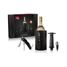 Vacu Vin Premium Şarap Seti 4 Parça Hediye Kutulu Çok Renkli
