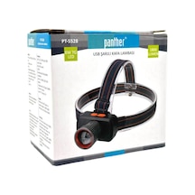 Panther Pt-5528 Usb Şarjlı Kafa Lambası 1800 Lümen Zoom Ayarlanabilir Başlık 3modlu Tg Ledli Kafa Feneri Renkli