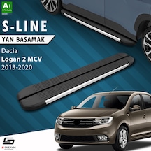 S-Dizayn Dacia Logan 2 MCV S-Line Aluminyum Yan Basamak 183 Cm 20