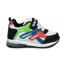 117 Çocuk Işıklı Sneaker Siyah/yeşil
