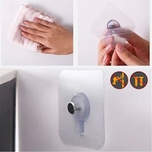 Süper Güçlü Çerçeve Askısı Pin Delgisiz Vidalı Tırnak Kanca Yapışkanlı Raf Tutucu Askı 10 Lu Çok Renkli
