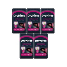 Drynites Emici Gece Külot Bez Kız 4-7 Yaş 17-30 Kg Large 50 Adet L 5'li