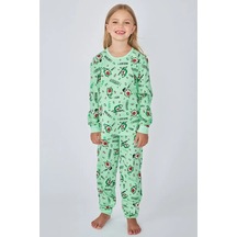 Novomoskovskij Trikotaz Kız Çocukları, Gençler Ve Küçük Çocuklar İçin Pi Jamayı Evde Giyilen Bir Pijama Takımı Olarak T Mavi