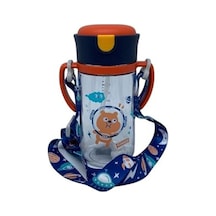 300 Ml Kapasiteli Akıllı Pipetli Su Matarası, Hayvan Desenli Tasarım 0