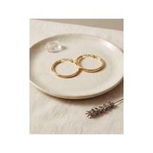 316l Çelik Gold Renk 28 Mm Halka Küpe Tj-bkp12006 Evimdeyokyok