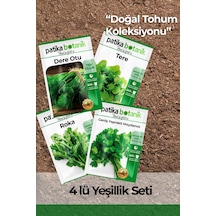 Patika Botanik 18500+ Adet Tohumlu Set-yerli Maydonoz, Roka, Tere, Dere Otu