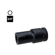 6604 Altı Köşe 3/4" Havalı Uzun Derin Lokma Anahtar 17 Mm
