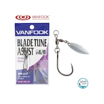 Vanfook Willow Blade Bw-61F Fusso Black  4/0 (1+2 Iğne)