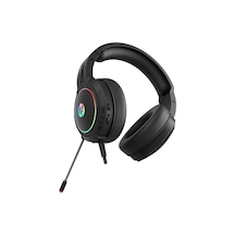 Hp Dhe-8006 Kablolu Mikrofonlu Usb 7.1 Rbg Siyah Oyuncu Kulaklığı