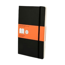 Moleskine 13x21 Soft Çizgili Siyah Butik Defter