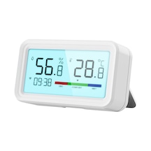 Lemestar Akıllı Wifi/bt Nem Ve Sıcaklık Ölçer - Uzaktan Kontrol, Grup Yönetimi, Tip-c Şarj, Duvara Monte