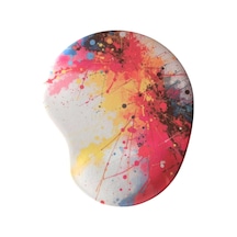 Oval Baskılı Bilek Destekli Kum Desen Tip Kaymaz Taban Optik Bilgisayar Notebook Mouse Pad Maus Pad Karmaşa
