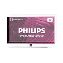 Philips Uyumlu Theone 50pus7607 Tv Ekran Koruyucu