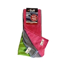 Suff 3'lü Fırsat Mikrofiber Kurulama Bezi Orkide 40x30 Cm A07-