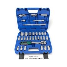 Melzohome 32 Pc 72 Diş Parlak Lokma Takımı