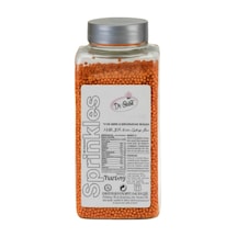 2 Mm Turuncu Boncuk Şeker 250 G Mini Pasta Ve Tatlı Süsleme Şekeri