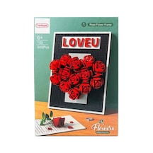 Toysan Flowers Loveu Gül Çiçekli Çerçeve Yapı Blok Seti 848 Parça 1051