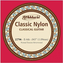 D'addario Classic Nylon Normal Tension Silverwound Mi - J2706 Kla