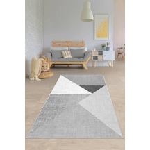 West Home Dijital Baskı Yıkanabilir Kaymaz Taban Salon Halısı Mutfak Halısı Koridor Halısı Wh 447 Grey
