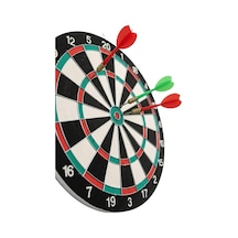 15 İnç Büyük Boy Dart Tahtası Ev Oyun Seti 4 Adet Metal Uç Oklu