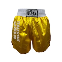 Top Glory Unisex Kick Boks Şortu 6604 Sarı