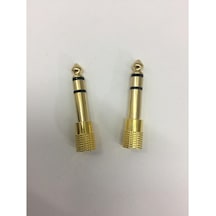 6,5 Mm Erkek 3,5 Mm Dişi Jak Anfi Jakı Gitar Jakı. Iki Adet