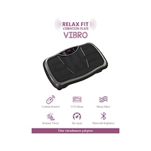 Vibro Vibration Plate Titreşimli Egzersiz Aleti Basen, Karın, Kol Ve Bacak Spor Cihazı Siyah