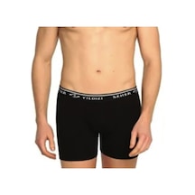 Seher Yıldızı Elastan Boxer Ser0060 6'lı Paket Siyah Seher Yıldızı Elastan Boxer Ser0060 6'lı Paket Siyah
