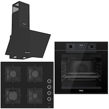 Ferre Fryart QEP63CS - SC205-FA - D086 Ankastre Set Siyah