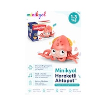 Hareketli Ahtapot Müzikli Engelden Kaçan Sensörlü Emeklemeye Yardımcı 3 Hız Kademeli Kapatıp Açılabilen Oyuncak Turuncu