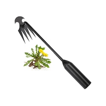 Wezone Bahçe Yabani Ot Temizleme Aleti - 4 Dişli Paslanmaz Çelik Elle Çalışan Ot Yolma Aracı