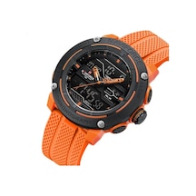 Naviforce Erkek Kol Saati Analog & Dijital Silikon Kordon 2214 Turuncu