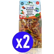 Ekoloji Market Organik Ruşeymli Sebzeli Bebek Makarnası Burgu 2 x 250 G