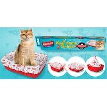 Koroplast Büzgülü Ekstra Güçlü Kedi Kumu Poşedi 82 x 50 CM 7'li
