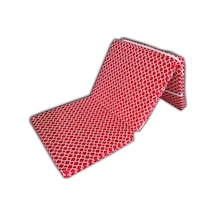 Katlanır Sünger Yatak Minder Yatak Fermuarlı 70x180x6cm -kırmızı Çatı