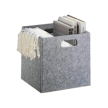 Kalın Keçe Organizer Dolap Içi Düzenleyici 30 X 30 X 30 Cm Kutu