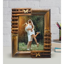 Kişiye Özel Fotoğraflı Bambu Çerçeve(10X15Cm)