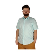 Mode Xl Büyük Beden Erkek No Pocket Lycra Poplin 20353 Mint Yeşili 001