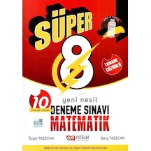 Nitelik 8. Sınıf Nesil Süper Matematik 10 Deneme