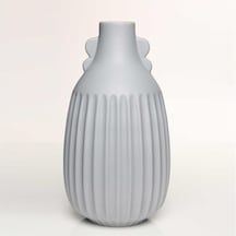 Vitale Antıque Gri Vazo Orta 17 17 33 Cm Ak.jl0052 Renkli
