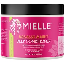 Mielle Babassu & Mint Derin Saç Kremi 227 G