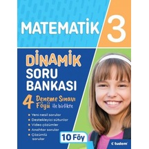 3.Sınıf Matematik Dinamik Soru Bankası - Tudem  Yayınları