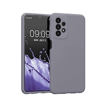 Samsung Galaxy Uyumlu - A23 4g Kılıf First Silikon - Gri