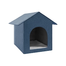 Suntek Kapalı Alan Kedileri İçin Kedi Yatağı Tüm Mavi