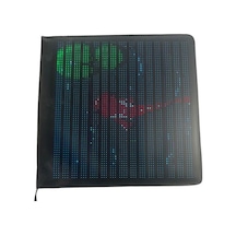 Bluetooth Lu Telefon Kontrollü Çanta Ekranı S3264 Flexible Matrix Led Ekran 5v 64 64 Dots 250 250mm